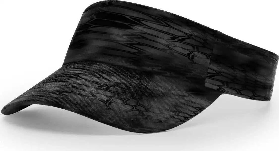Richardson 848 Twill Camo Visors - Kryptek Typhon Black - Osfm