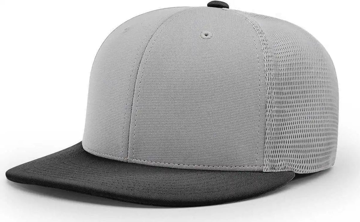 Richardson Pts20m Pulse/mesh Back Caps - Gray Black - Xs-sm