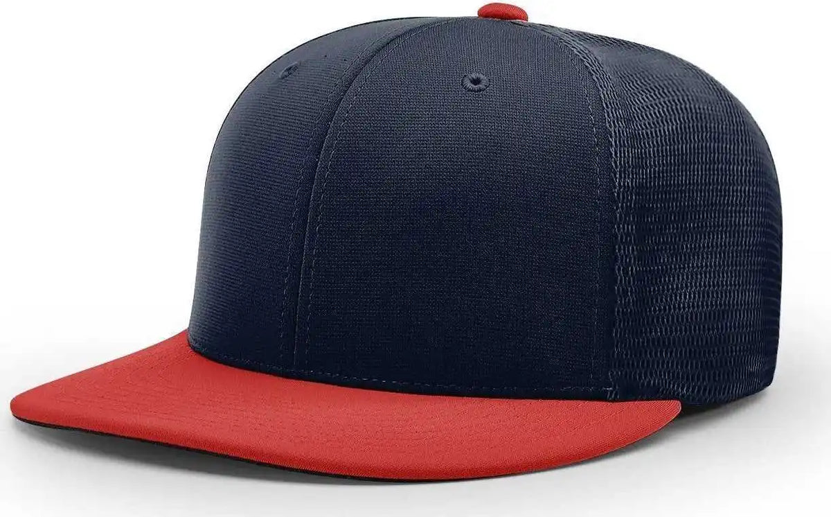 Richardson Pts20m Pulse/mesh Back Caps - Navy Red - Xs-sm