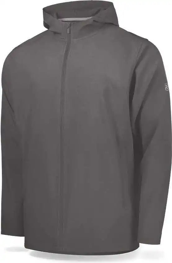 Richardson Pts4005t Adult Pts Baseball Barrage Wind Shirt Long Sleeve Full Zip with Scuba Hood (batting Jacket)