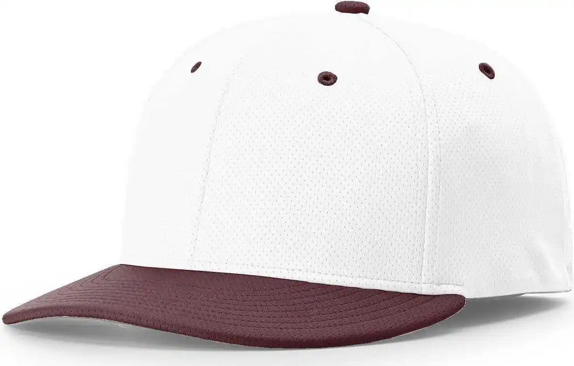 Richardson Pts50 Matrix R-flex Caps - White Maroon - Xs-sm