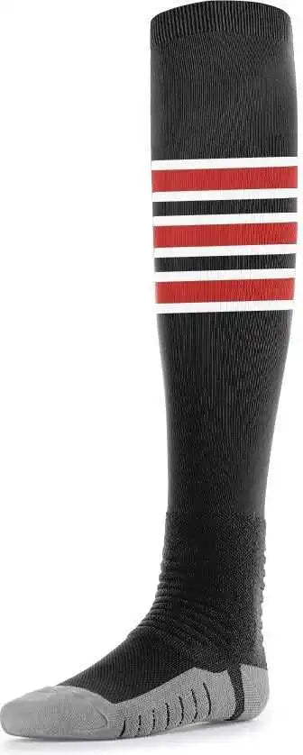 Richardson Pts500sk Pts Sentinel Field Sock - Black Red-white