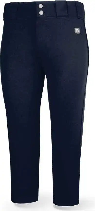 Richardson Pts8023wy Girls Pts Softball Low Rise Mid-calf Pant - Navy