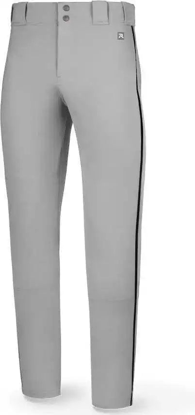 Richardson Pts8120py Youth Pts Baseball Pant with Piping - Gray Black