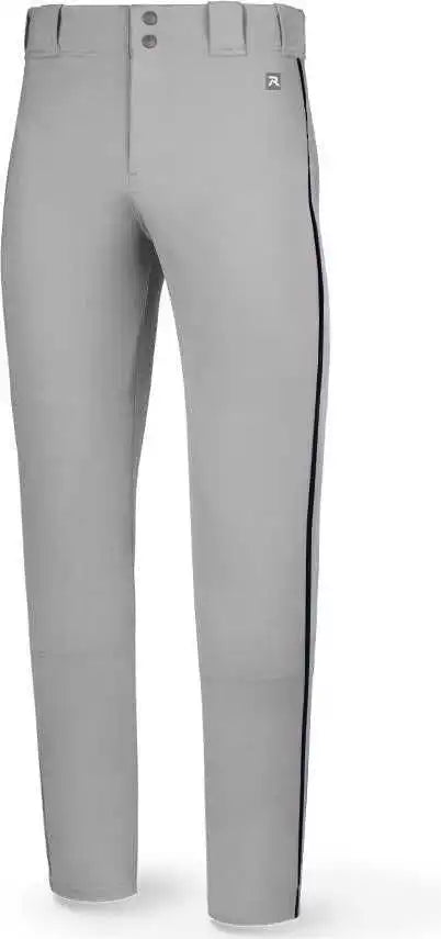 Richardson Pts8120py Youth Pts Baseball Pant with Piping - Gray Navy