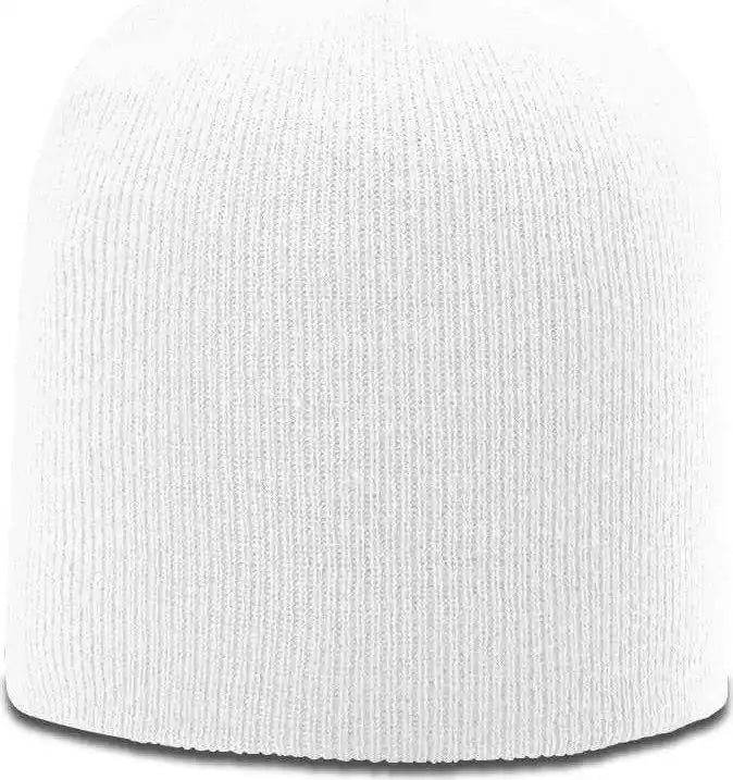 Richardson R15 Solid Knit Beanies - White - Osfm