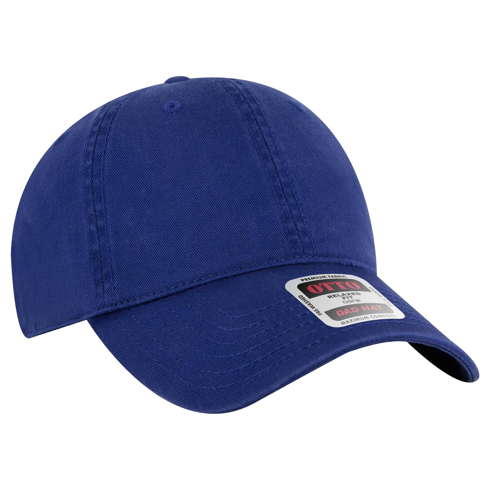 Right View of 001 - Royal OTTO CAP 6 Panel Low Profile Dad Hat