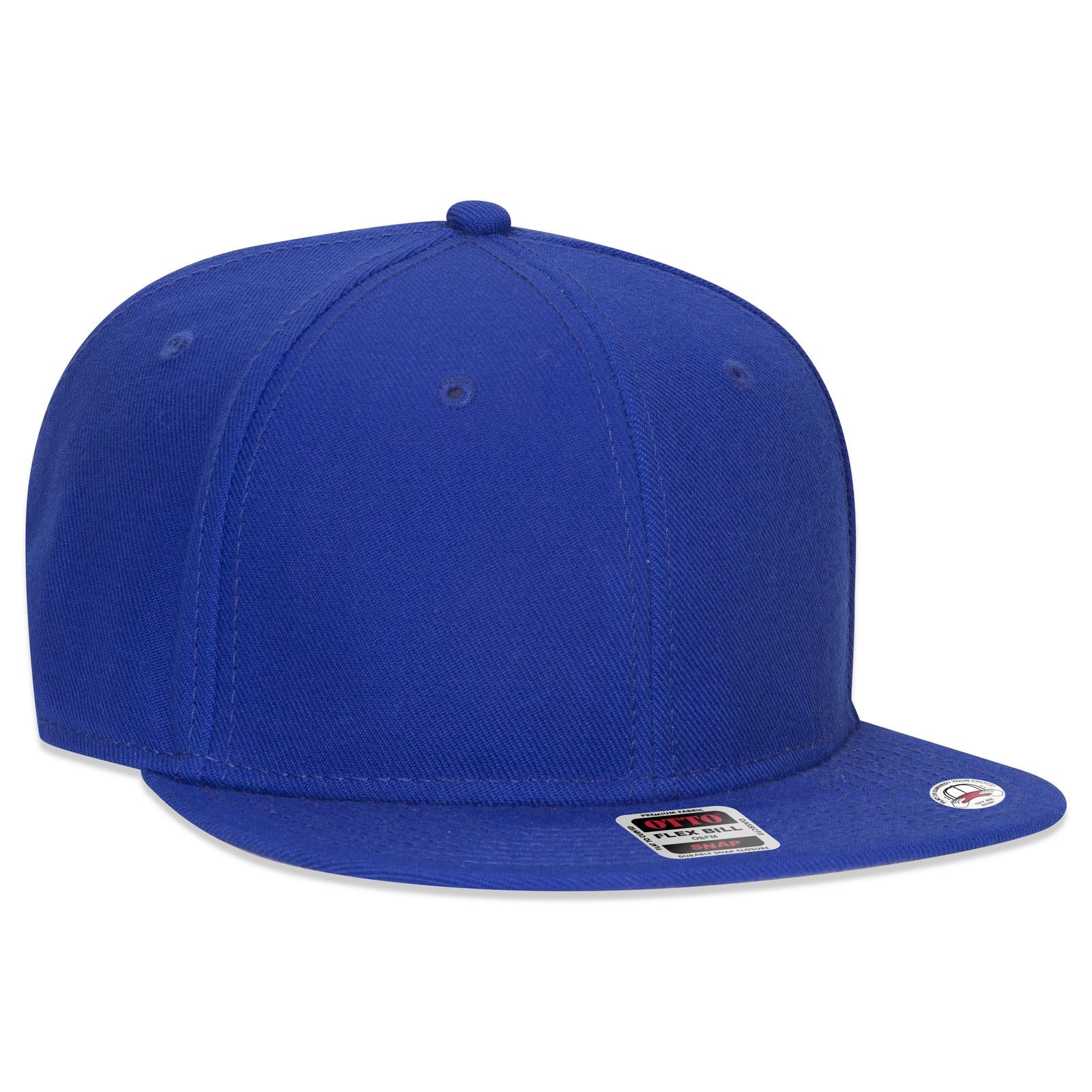Right View of 001 - Royal OTTO CAP "OTTO SNAP" 6 Panel Pro Style Snapback Hat