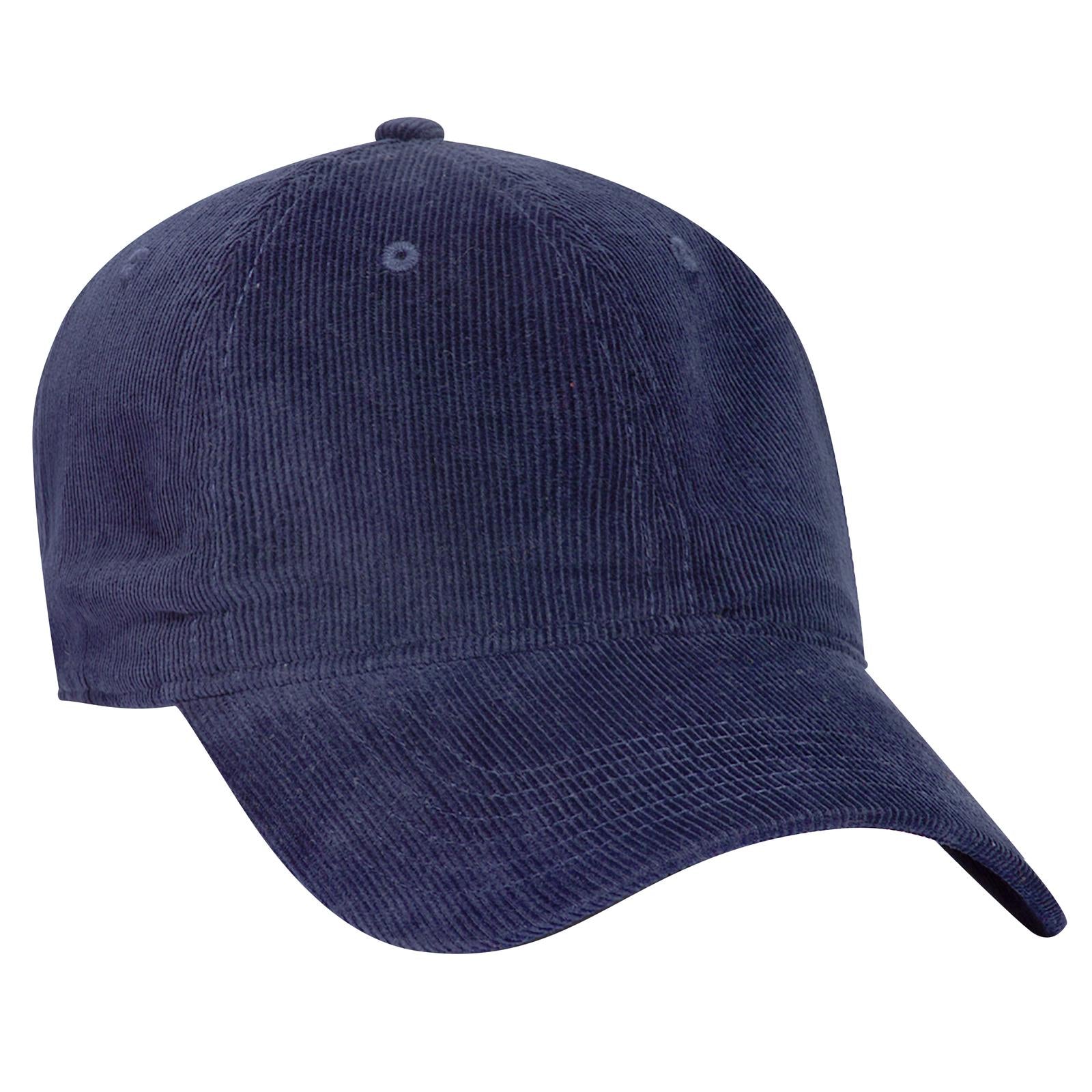 Right View of 004 - Navy OTTO CAP 6 Panel Low Profile Baseball Cap