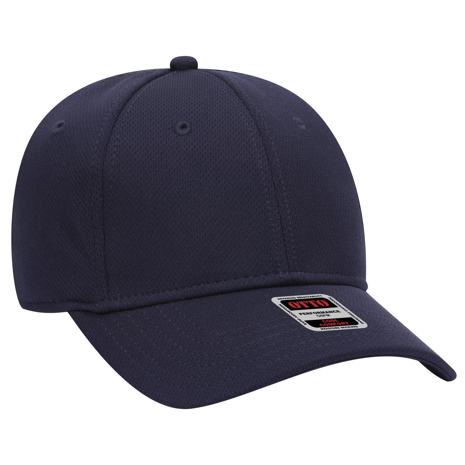 Right View of 004 - Navy OTTO CAP 6 Panel Low Profile Baseball Cap