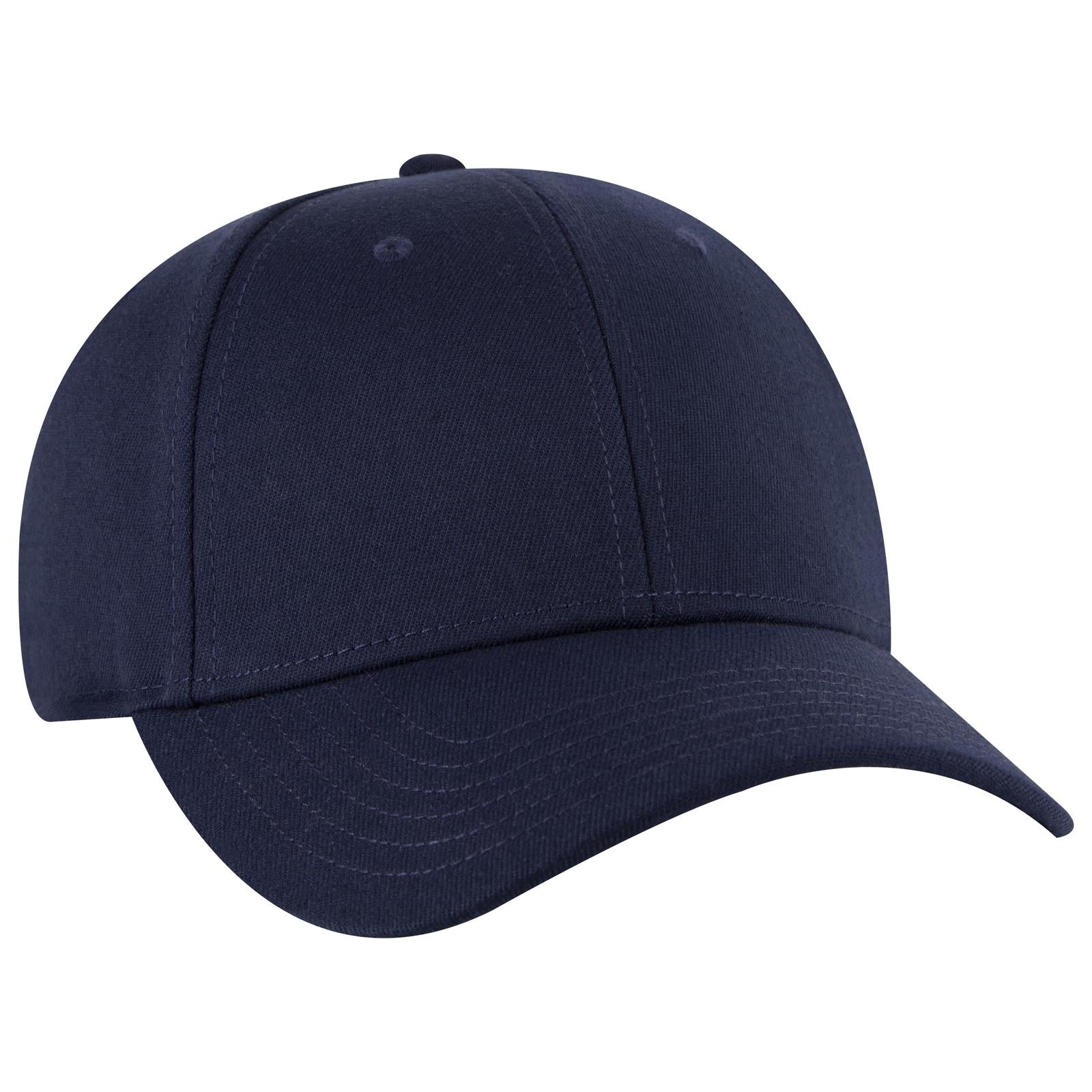 Right View of 004 - Navy OTTO CAP "OTTO COMFY FIT" 6 Panel Low Profile Baseball Cap