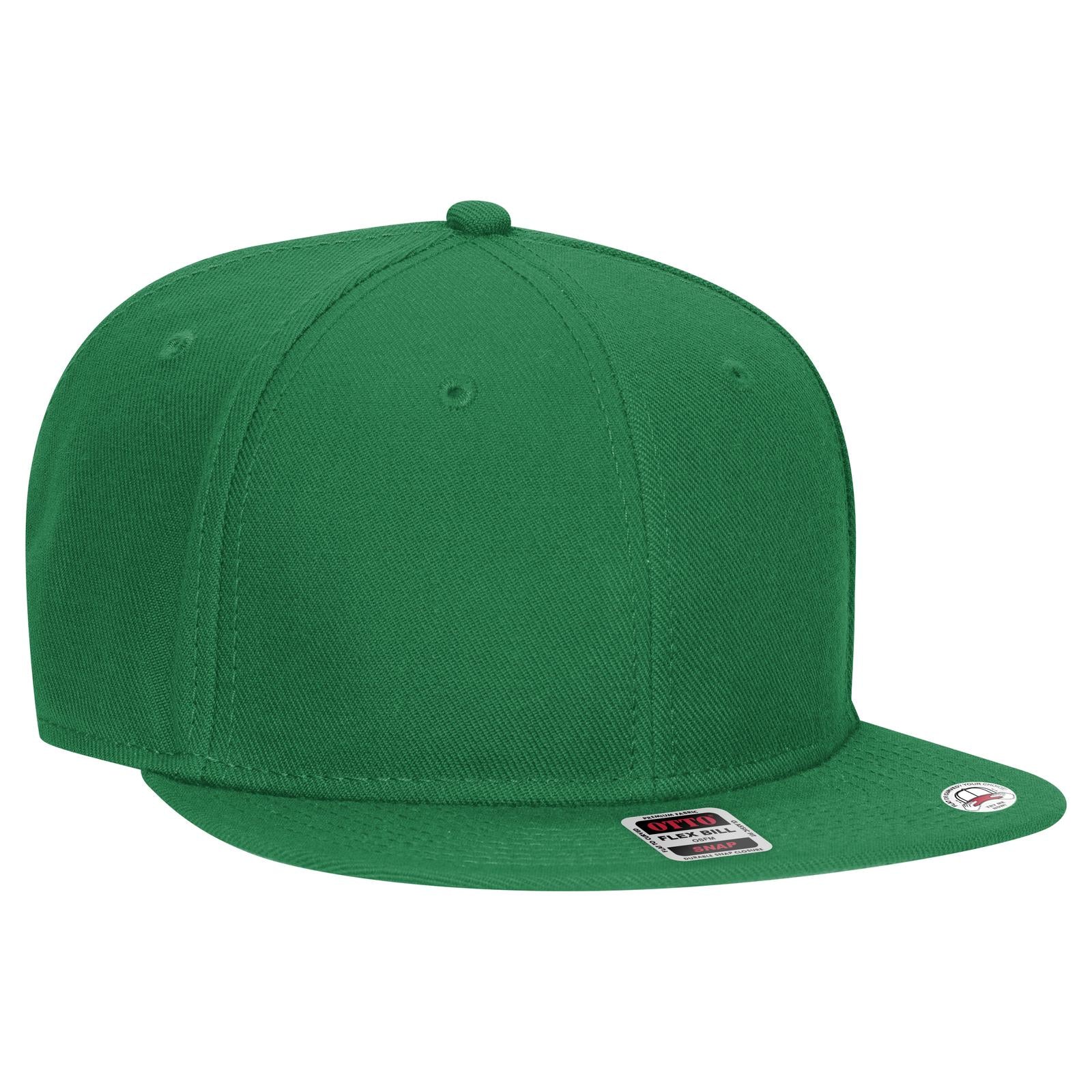 Right View of 005 - Kelly OTTO CAP "OTTO SNAP" 6 Panel Pro Style Snapback Hat