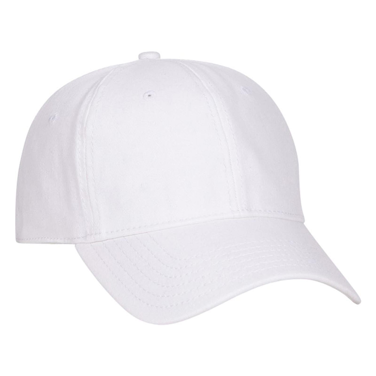Right View of 016 - White OTTO CAP "OTTO A-FLEX" Fitted 6 Panel Low Profile Baseball Cap