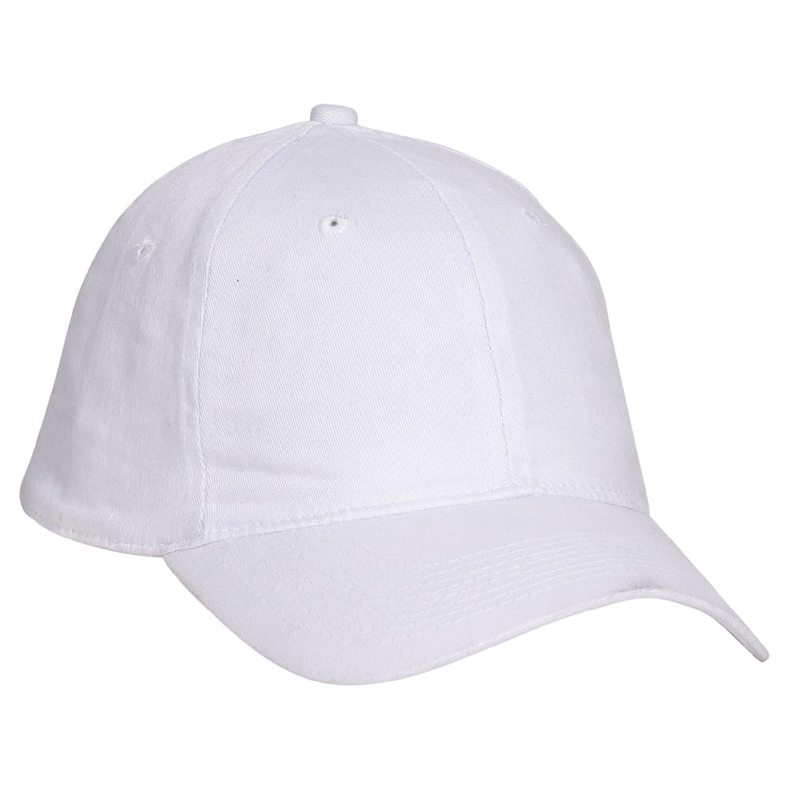 Right View of 016 - White OTTO CAP "OTTO FLEX" Fitted 6 Panel Low Profile Dad Hat