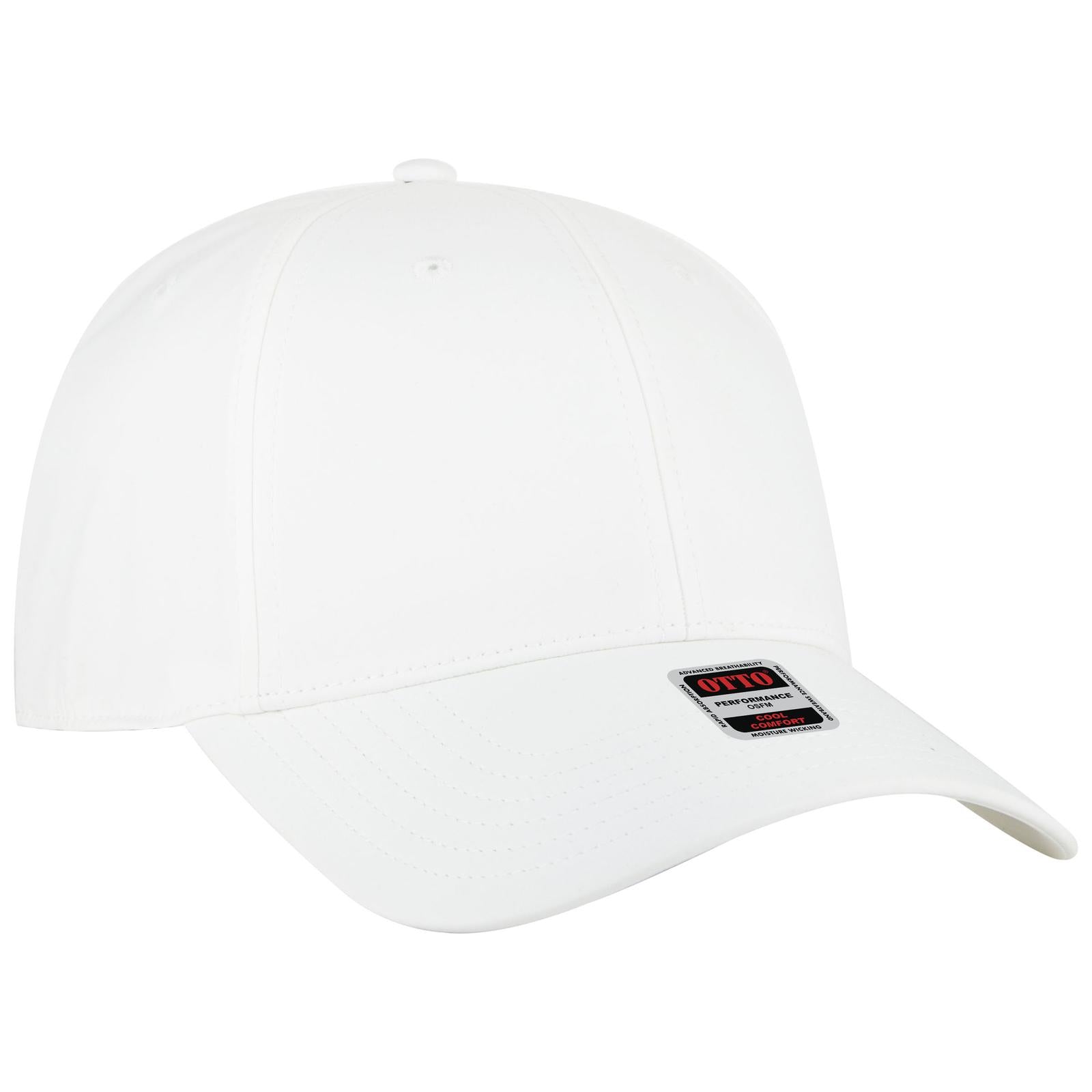 Right View of 016B - Wht OTTO CAP 6 Panel Low Profile Baseball Cap