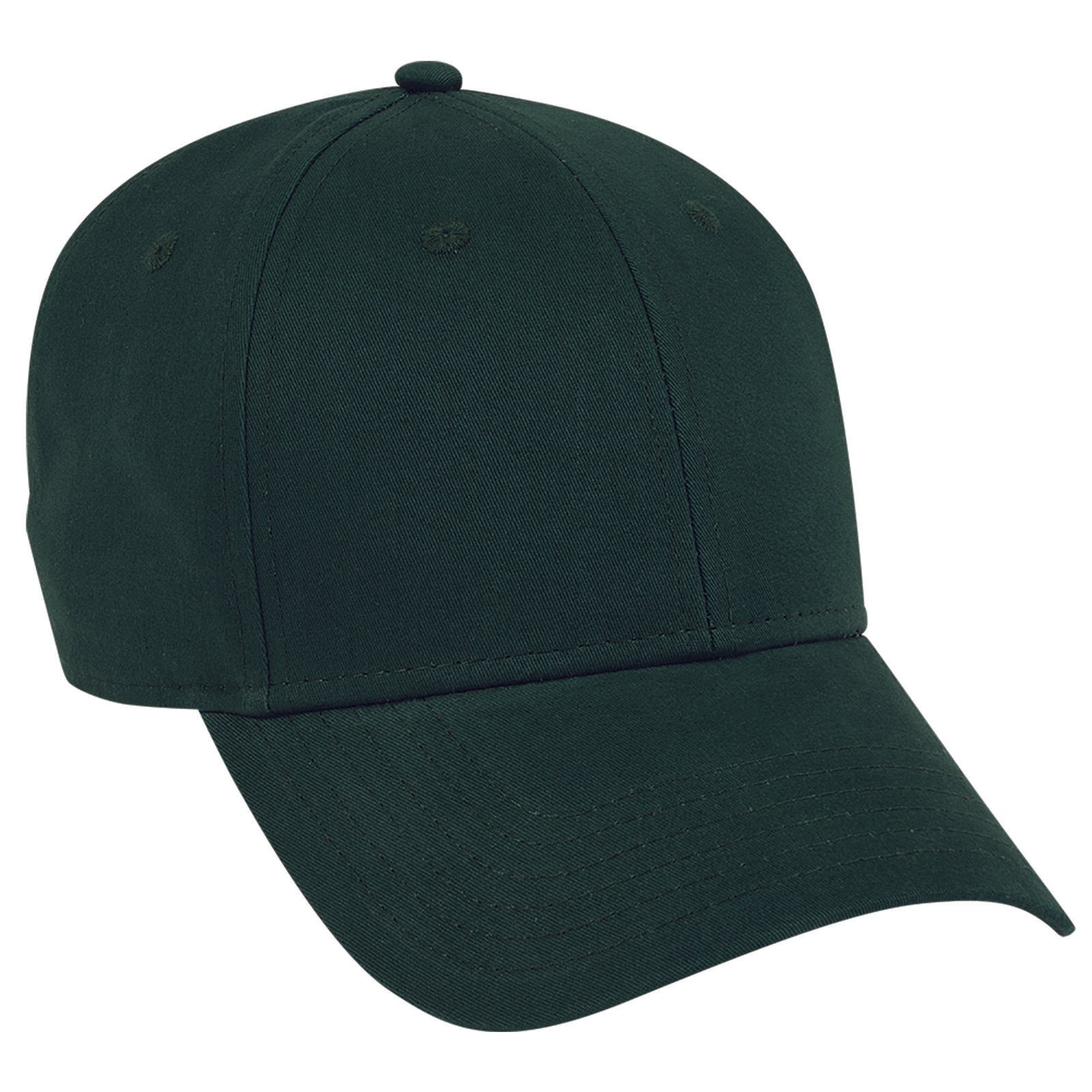 Right View of 017 - Dk. Green OTTO CAP 6 Panel Low Profile Baseball Cap