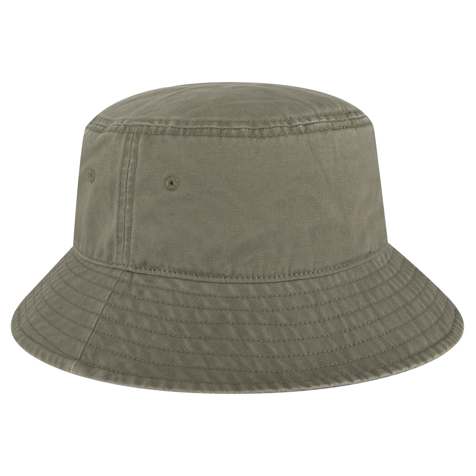 Front View of 021 - Ol. Green OTTO CAP Bucket Hat