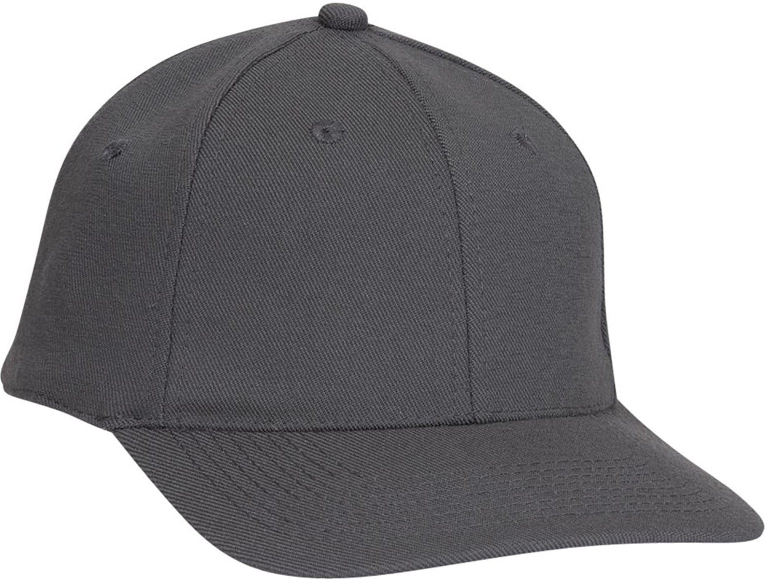 Front View of 025 - Char. Gray OTTO CAP "OTTO FLEX" Fitted 6 Panel Low Profile Baseball Cap
