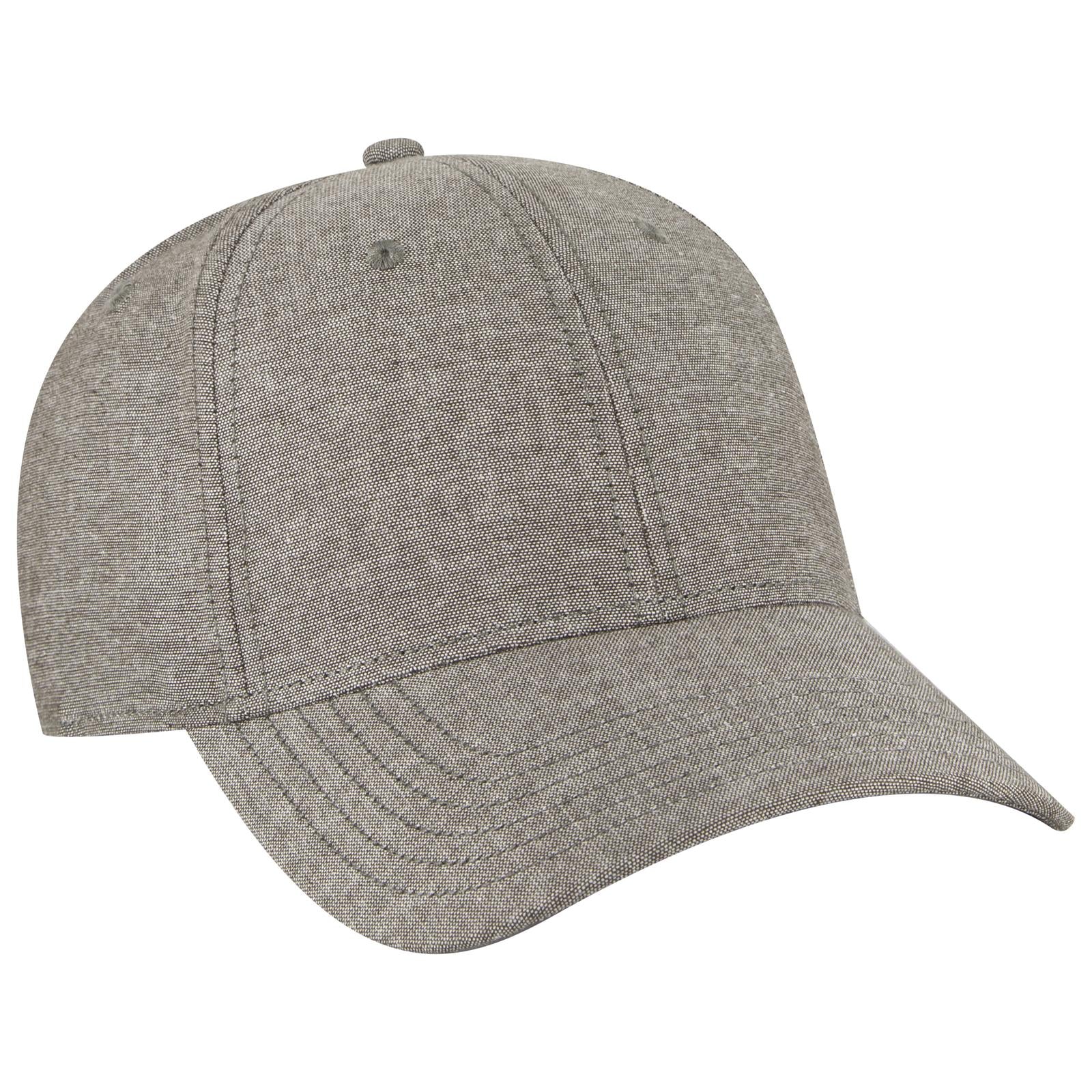 Right View of 025A - Char. Gray OTTO CAP 6 Panel Low Profile Baseball Cap