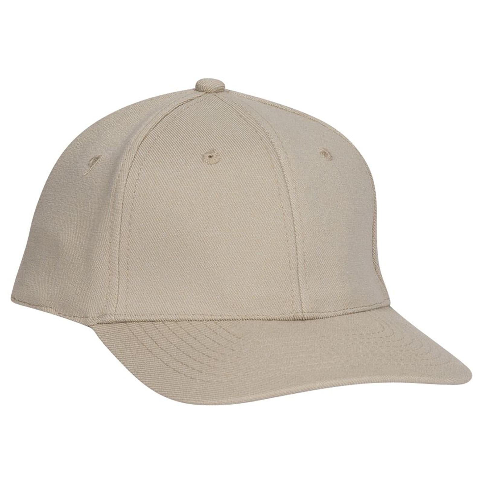 Right View of 032 - Khaki OTTO CAP "OTTO FLEX" Fitted 6 Panel Low Profile Baseball Cap