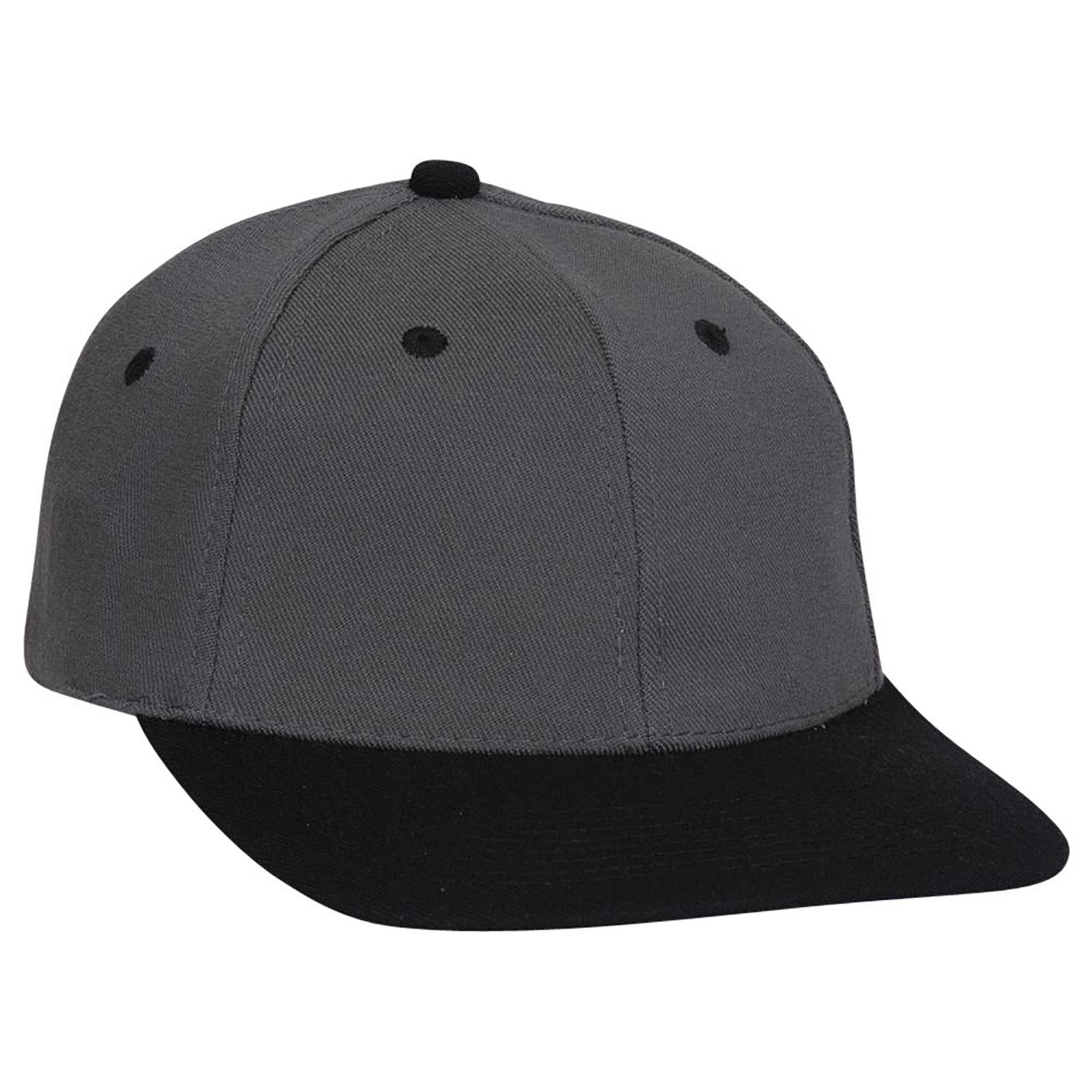 Right View of 0325 - Blk/Ch.Gry OTTO CAP "OTTO FLEX" Fitted 6 Panel Low Profile Baseball Cap