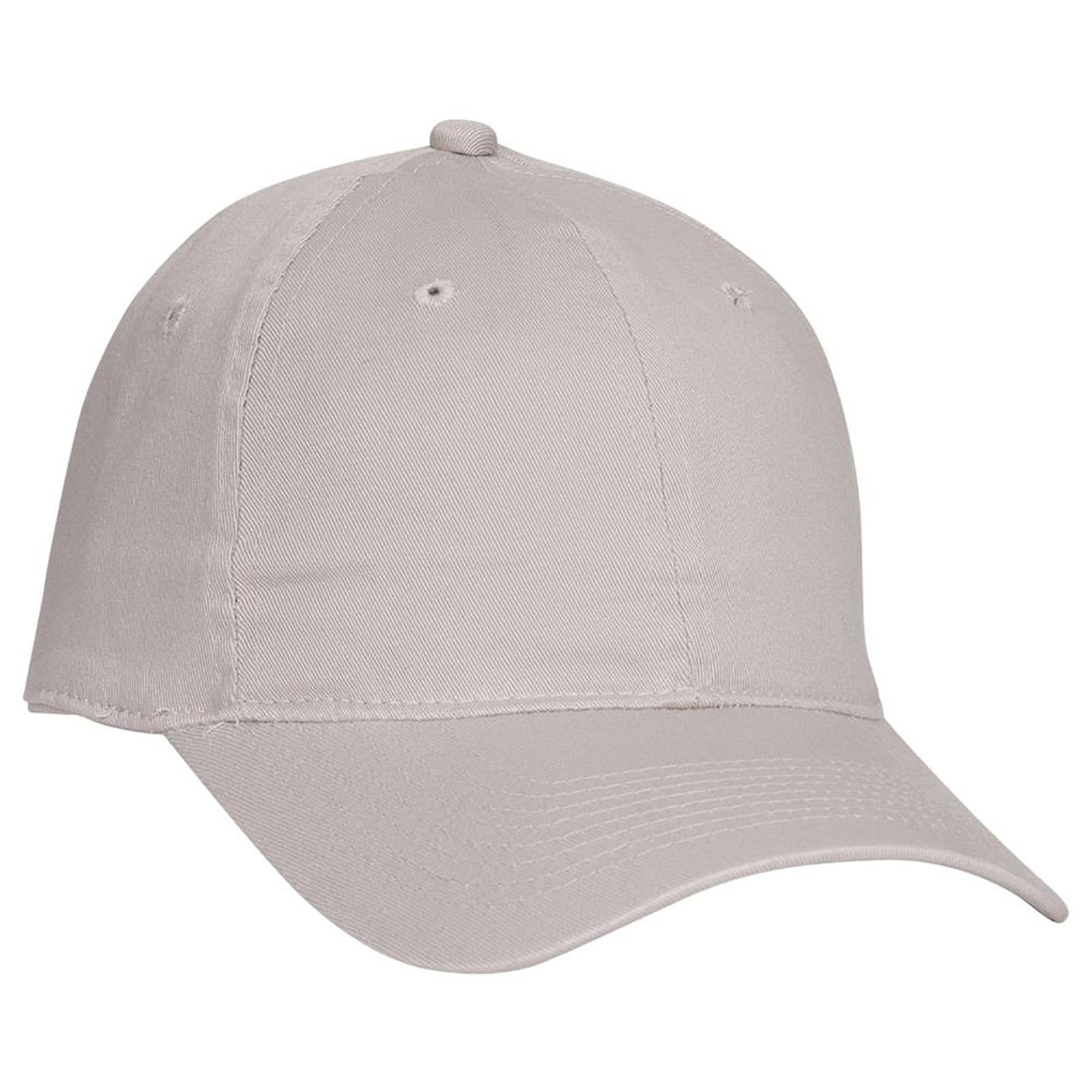 Right View of 035 - Stone Gray OTTO CAP "OTTO FLEX" Fitted 6 Panel Low Profile Dad Hat