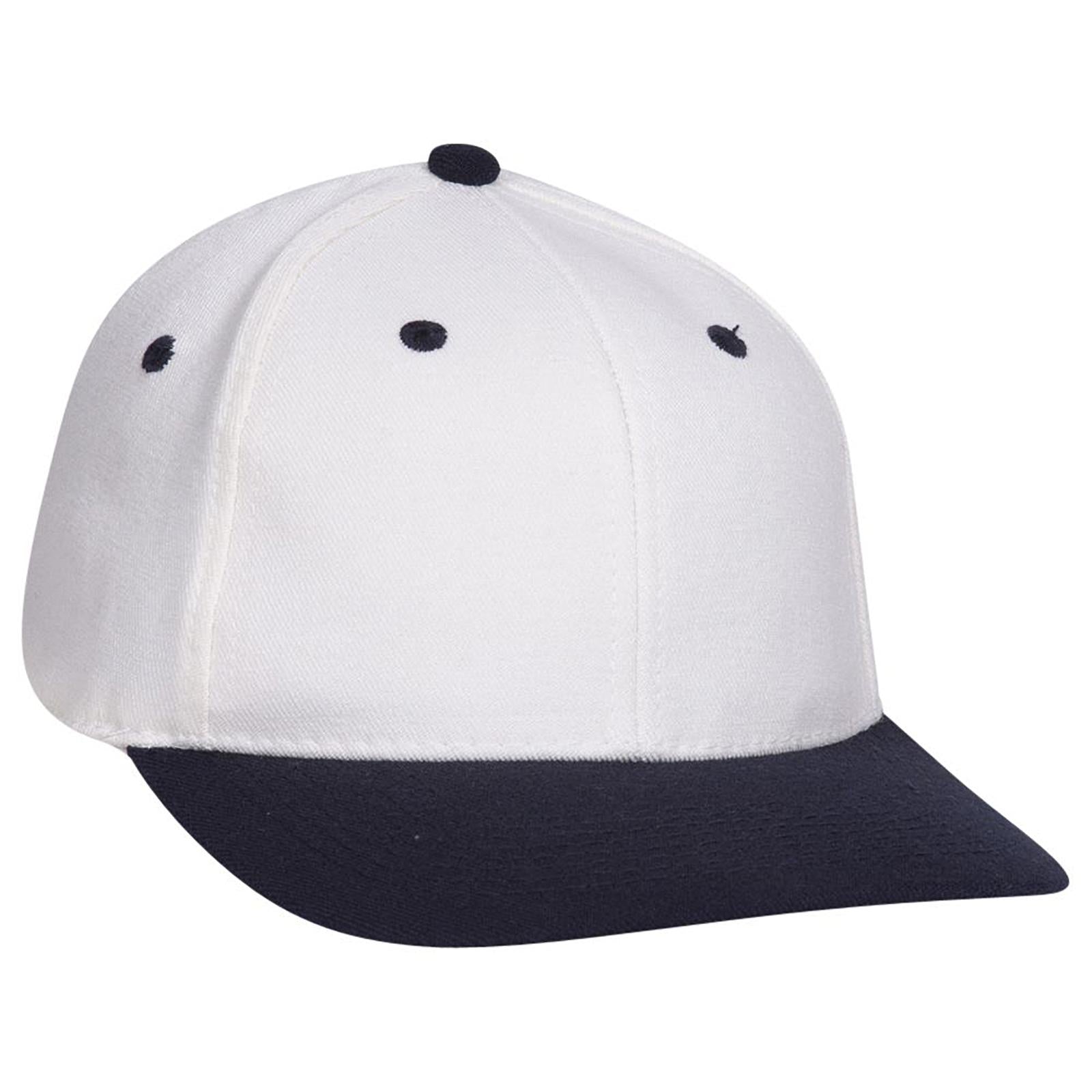 Right View of 0416 - Nvy/Wht OTTO CAP "OTTO FLEX" Fitted 6 Panel Low Profile Baseball Cap