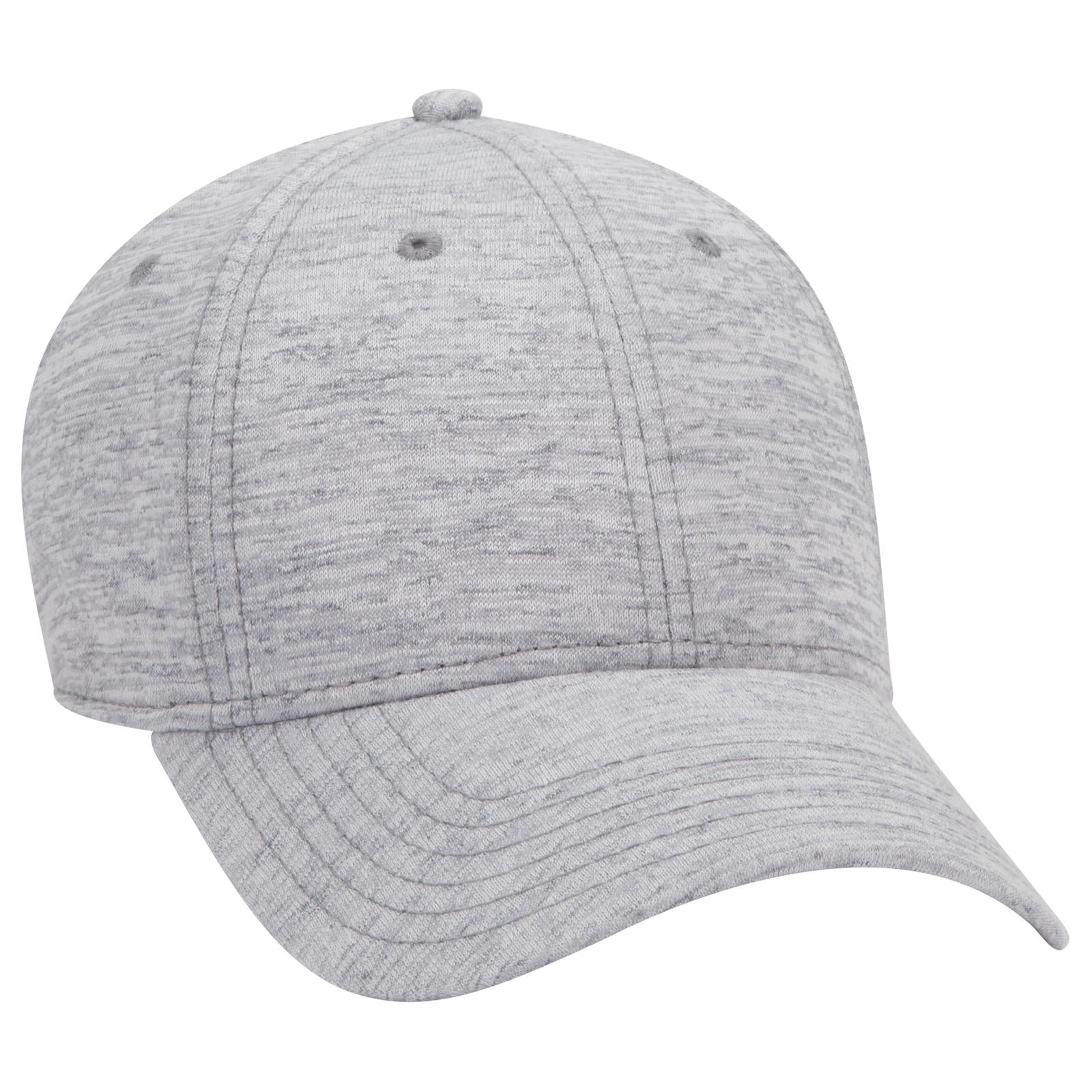 Right View of 074 - Heath. Gray OTTO CAP 6 Panel Low Profile Baseball Cap