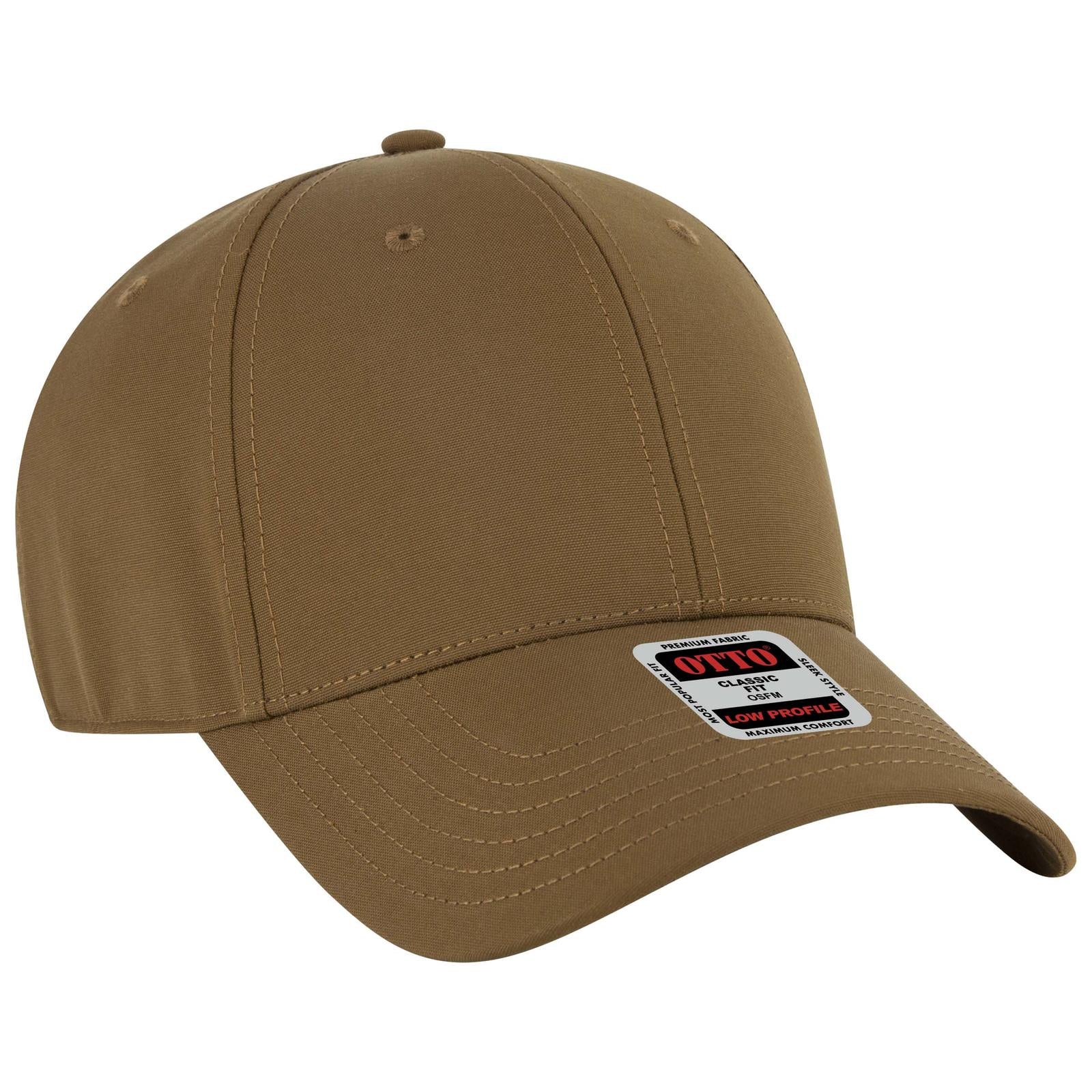 Right View of 084B - Cy Brn OTTO CAP 6 Panel Low Profile Baseball Cap