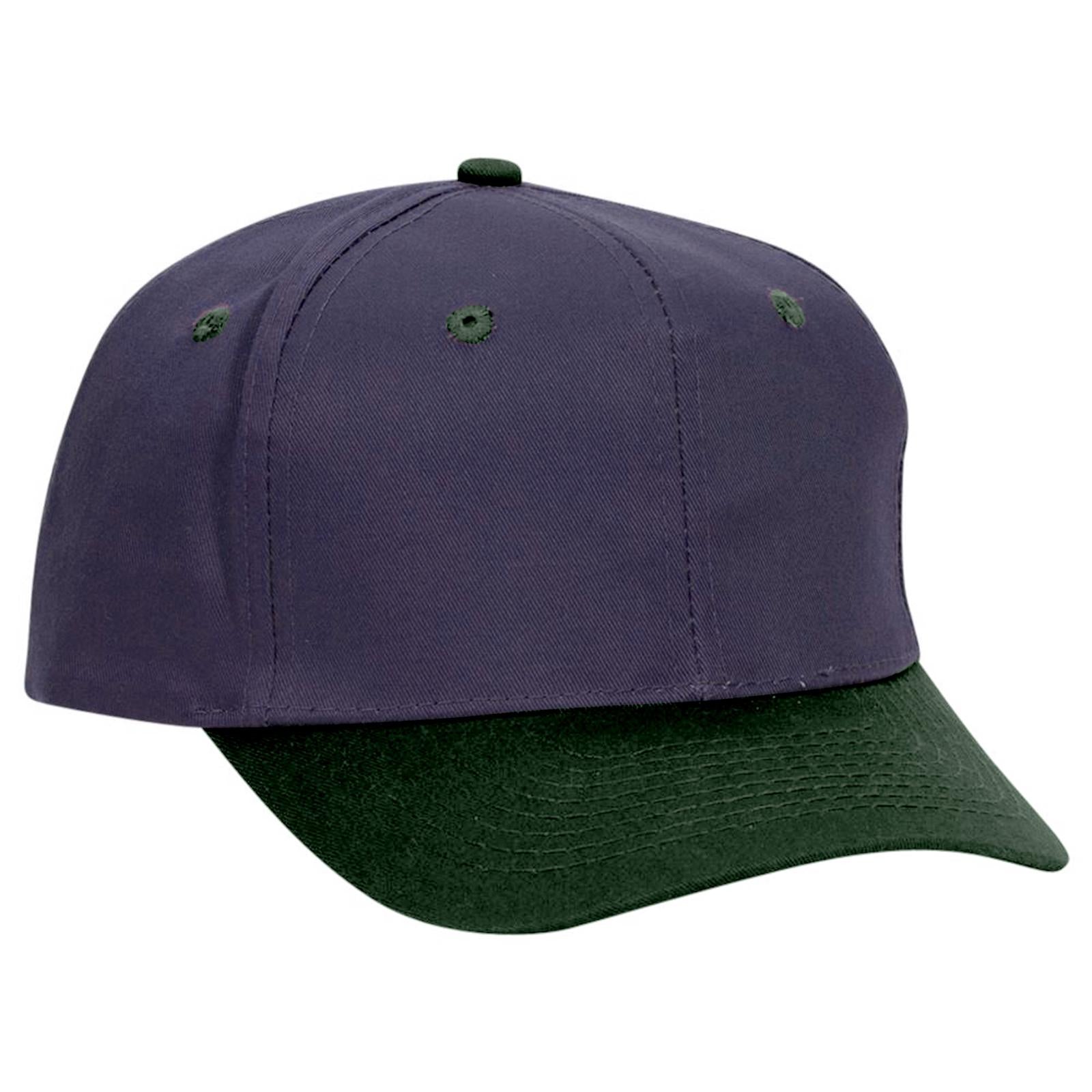 Right View of 1704 - Dk.Grn/Nvy OTTO CAP 6 Panel Mid Profile Baseball Cap