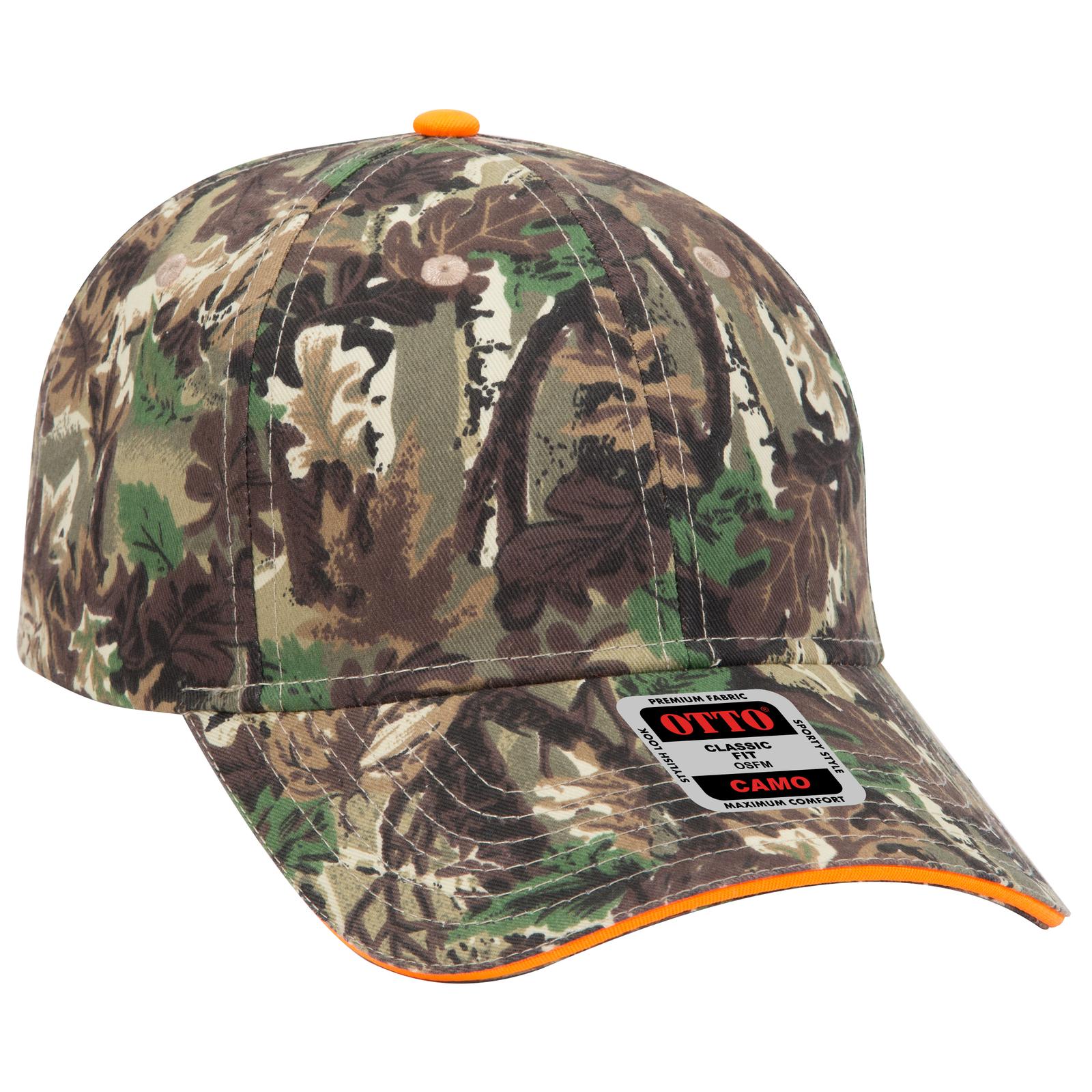 Right View of 180705 - Lt.Lod/Brn/Kly OTTO CAP Camouflage 6 Panel Low Profile Baseball Cap