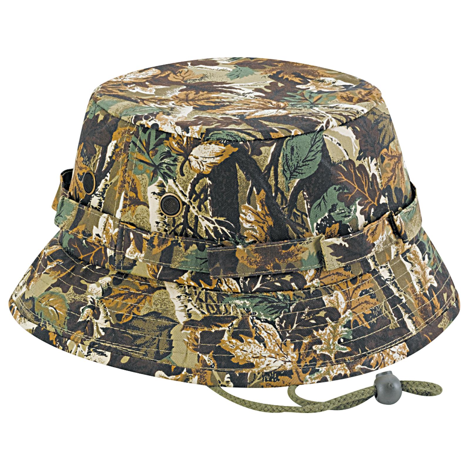 Right View of 180705 - Lt.Lod/Brn/Kly OTTO CAP Camouflage Bucket Hat