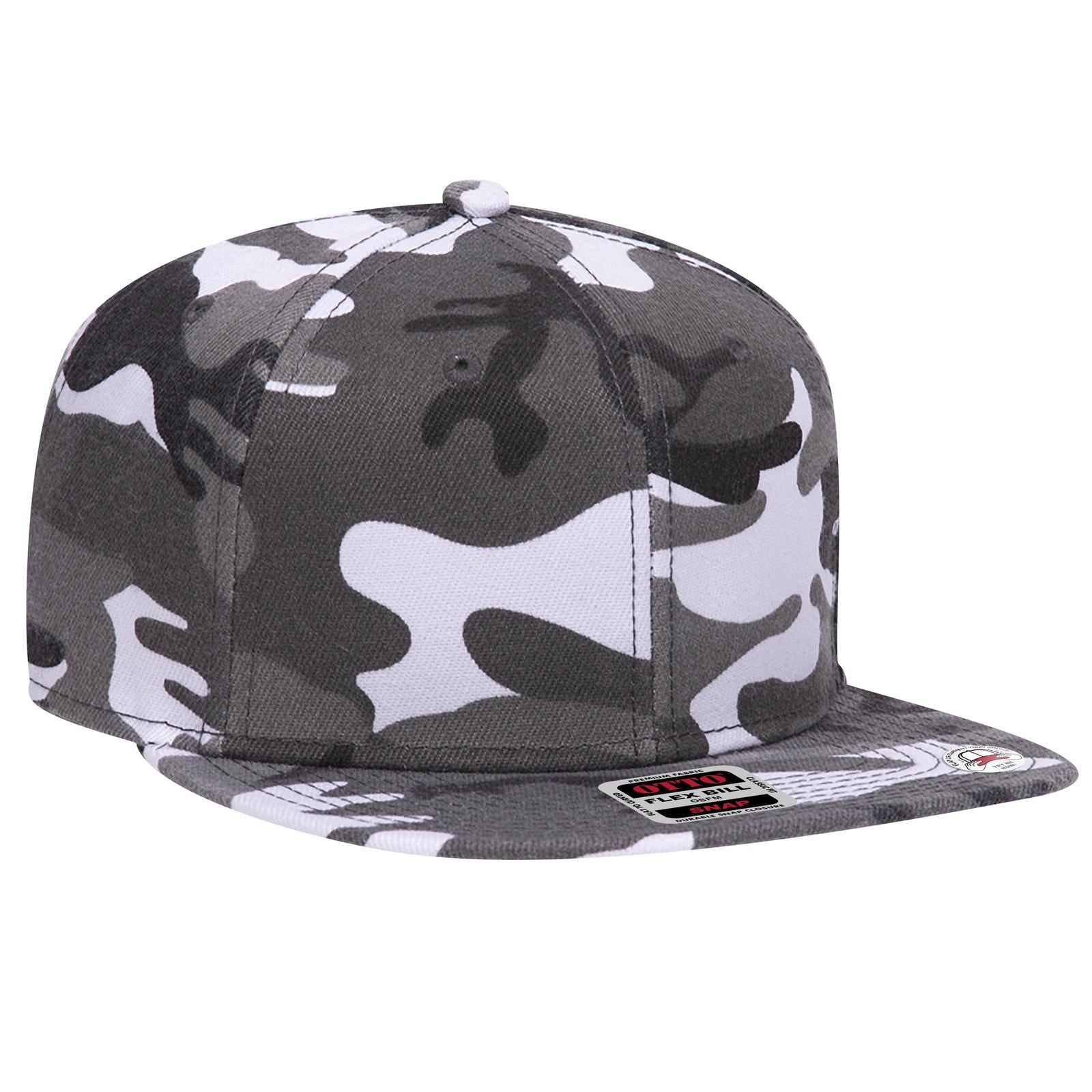 Right View of CP025 - Camo 025 OTTO CAP "OTTO SNAP" 6 Panel Pro Style Snapback Hat