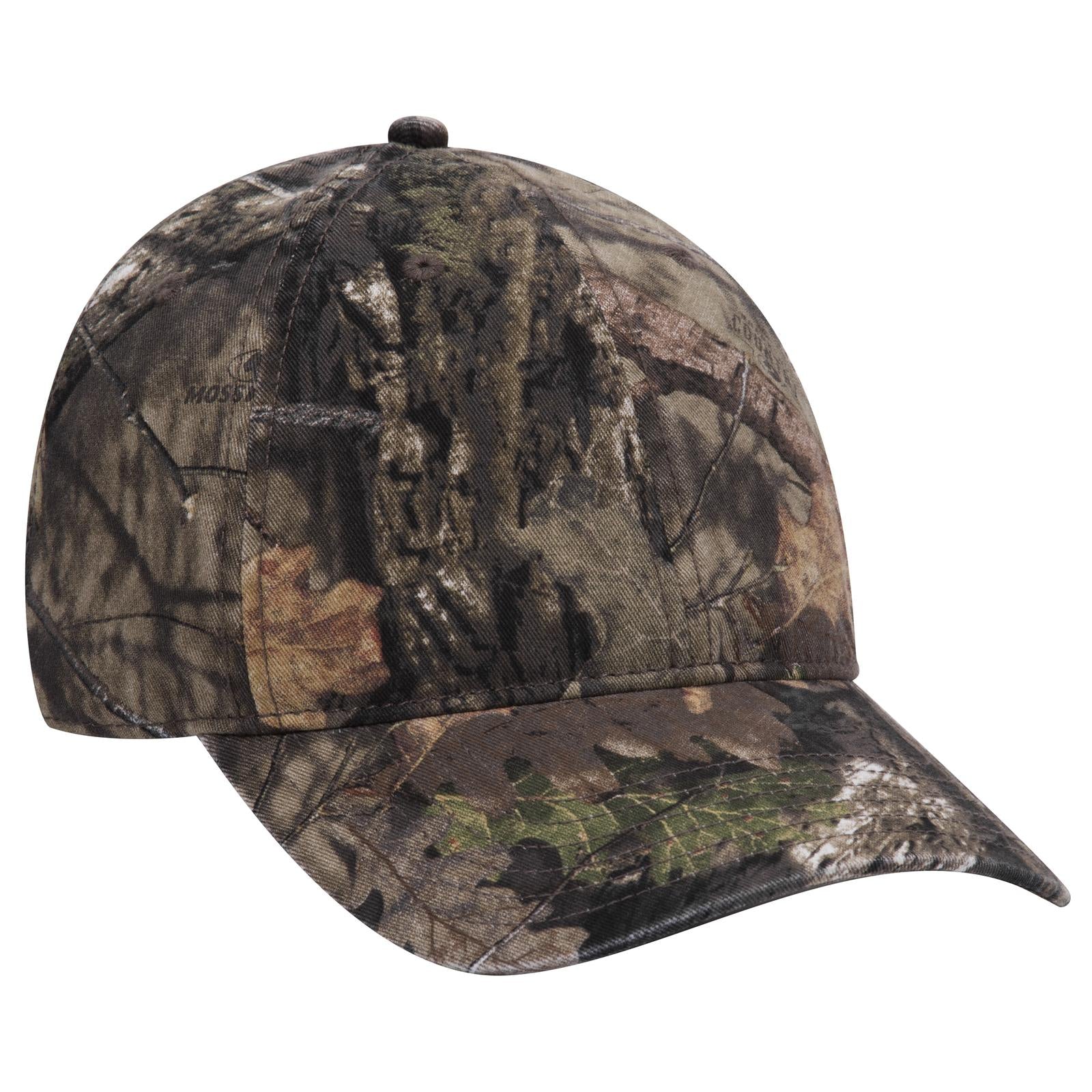 Front View of MO2 - Break Up Country OTTO CAP Mossy Oak Camouflage 6 Panel Low Profile Dad Hat
