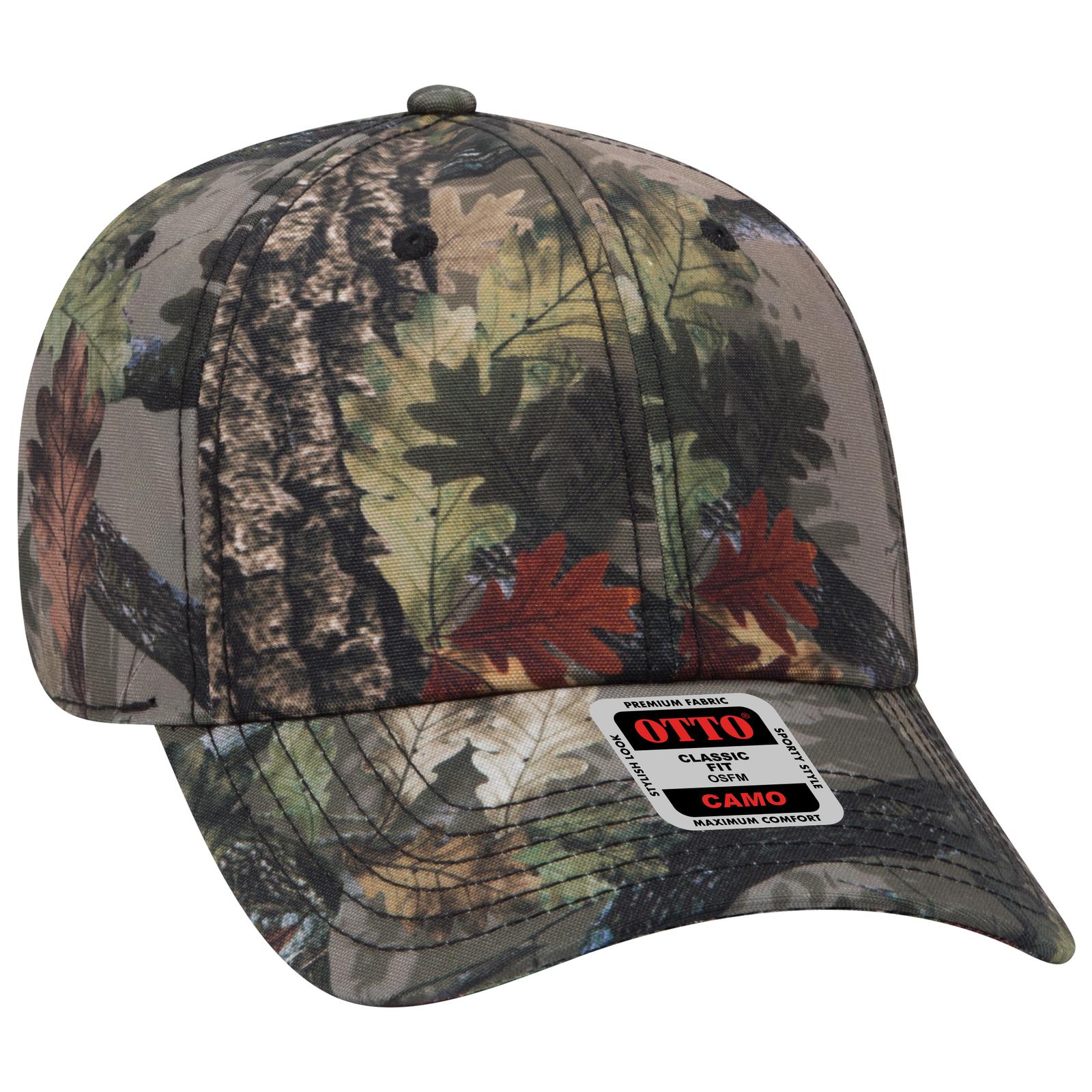 Right View of NP53 - Nature Pattern/D. Kha OTTO CAP Camouflage 6 Panel Low Profile Baseball Cap