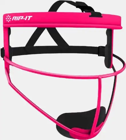 Rip-it Defense Pro Girls’ Matte Softball Fielder’s Face Mask - Pink - Girls
