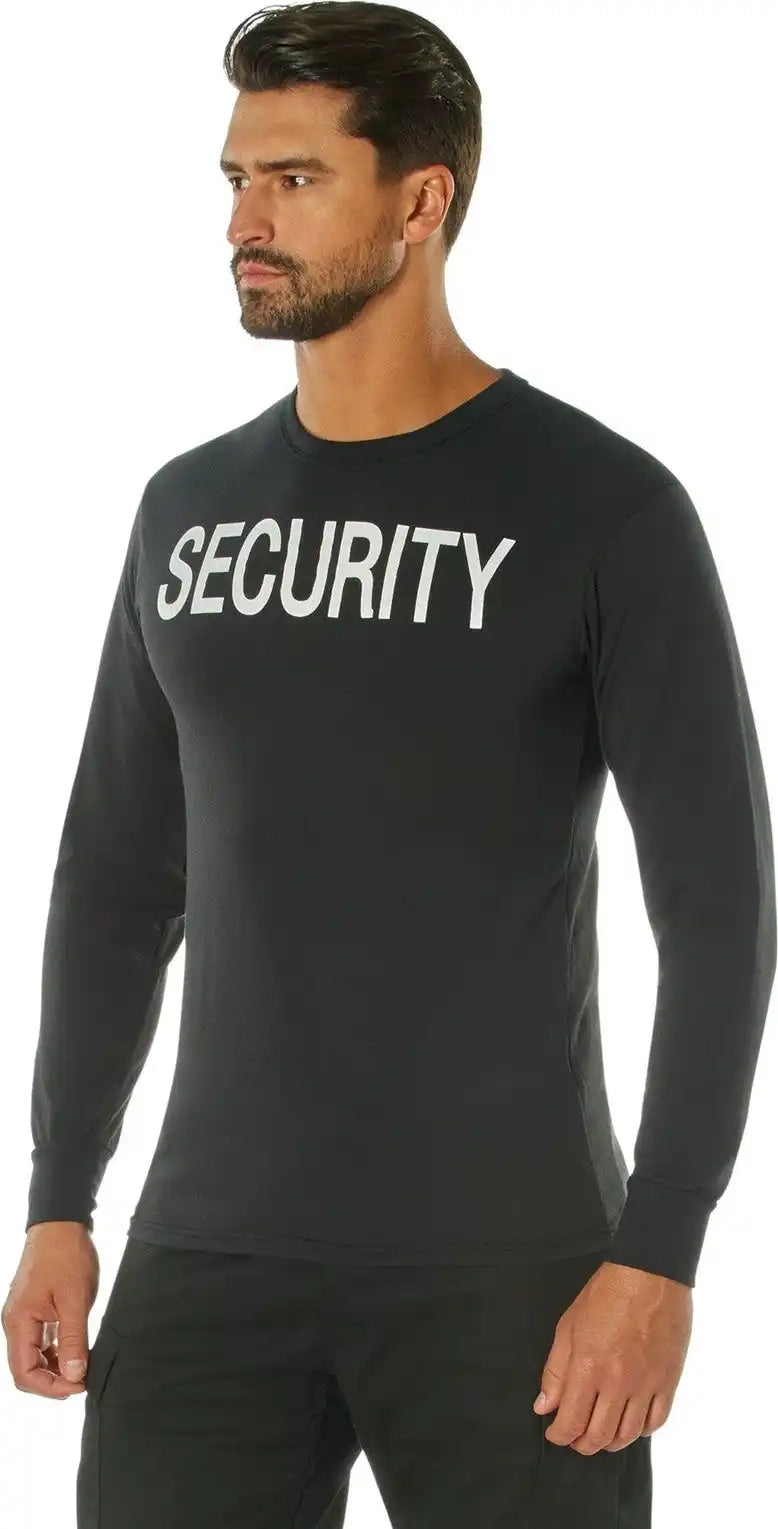 Rothco 2 Sided Security Long Sleeve t Shirt