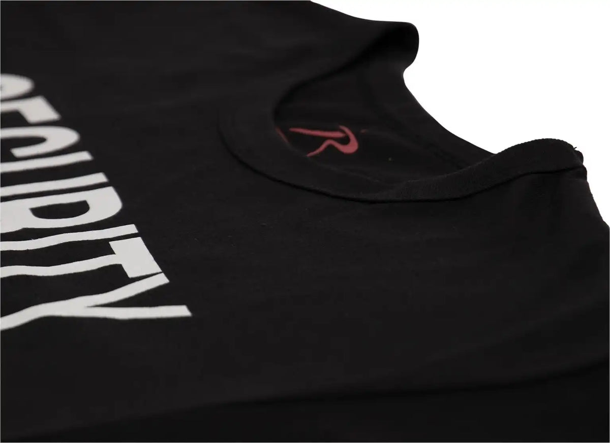Rothco 2-sided Security T-shirt with us Flag on Sleeve - Black