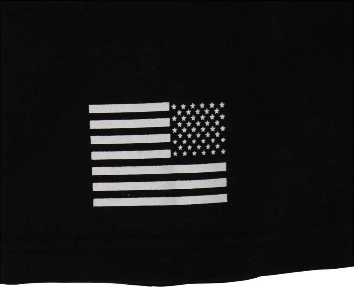 Rothco 2-sided Security T-shirt with us Flag on Sleeve - Black