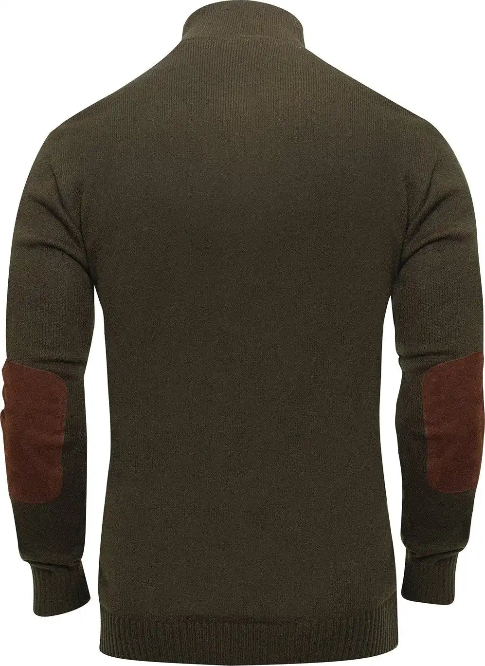 Rothco 3-button Sweater with Suede Accents