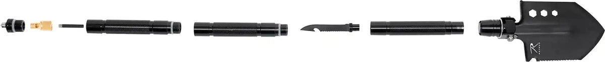 Rothco 8 in 1 Multi Tool Survival Shovel / Portable Camping Entrenching Stainless Steel