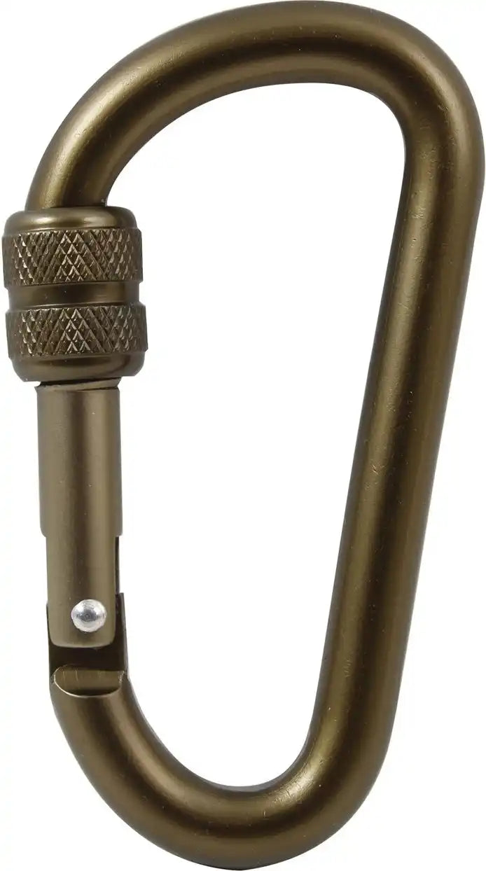 Rothco 80mm Locking Carabiner Coyote Brown