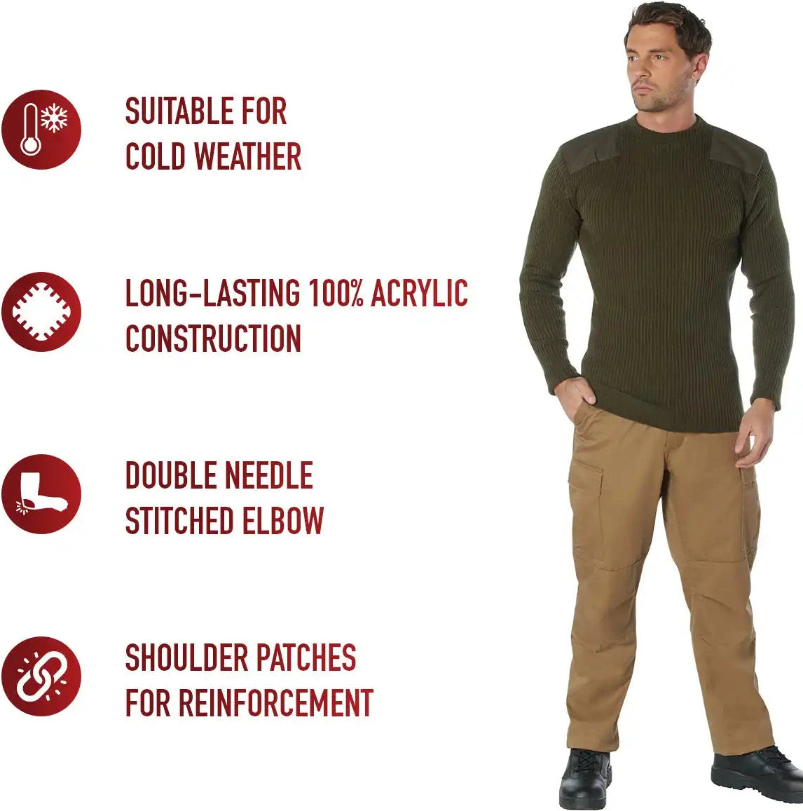 Rothco Acrylic Commando Sweater