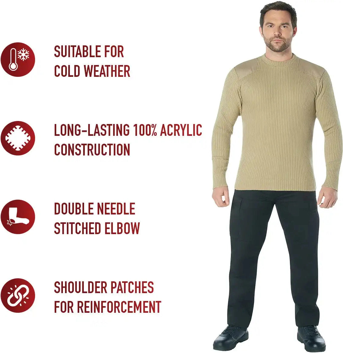 Rothco Acrylic Commando Sweater