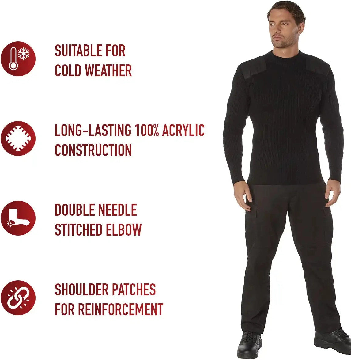 Rothco Acrylic Commando Sweater