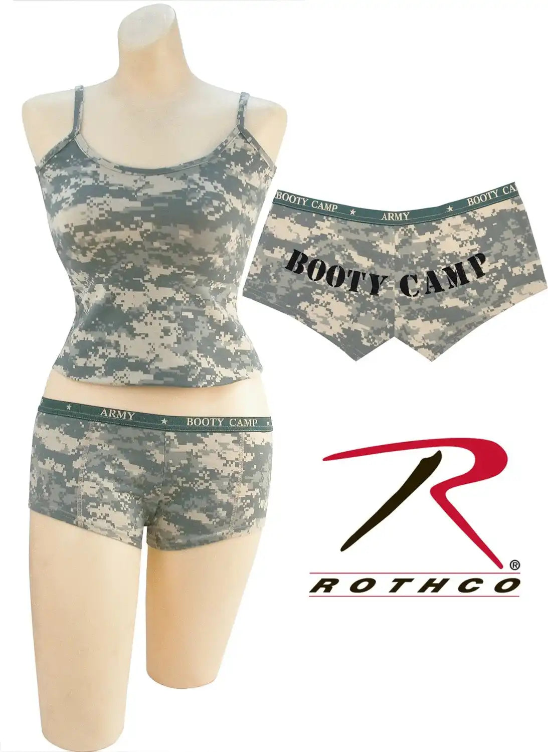 Rothco Acu Digital Booty Camp’ Booty Shorts