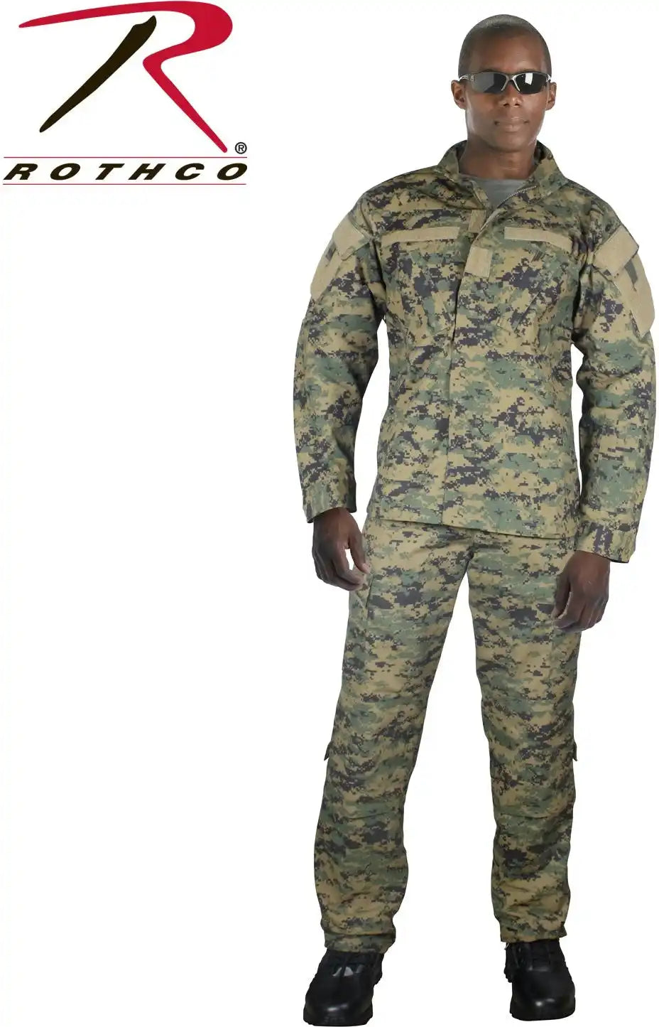 Rothco Acu Digital Camo Combat Uniform Shirt