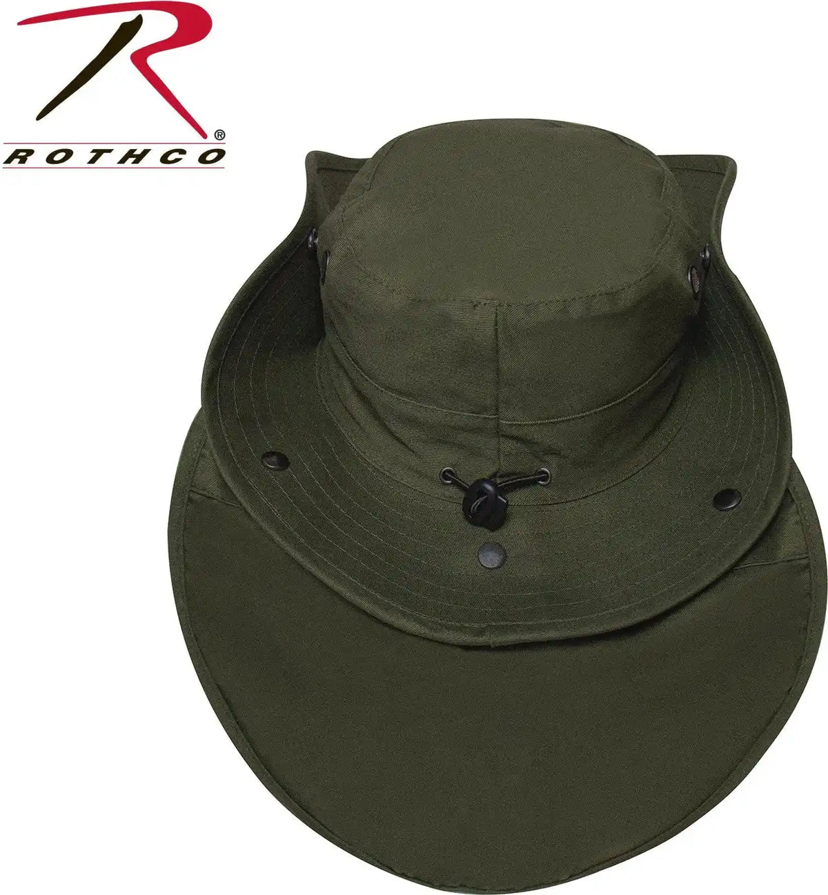 Rothco Adjustable Boonie Hat with Neck Cover