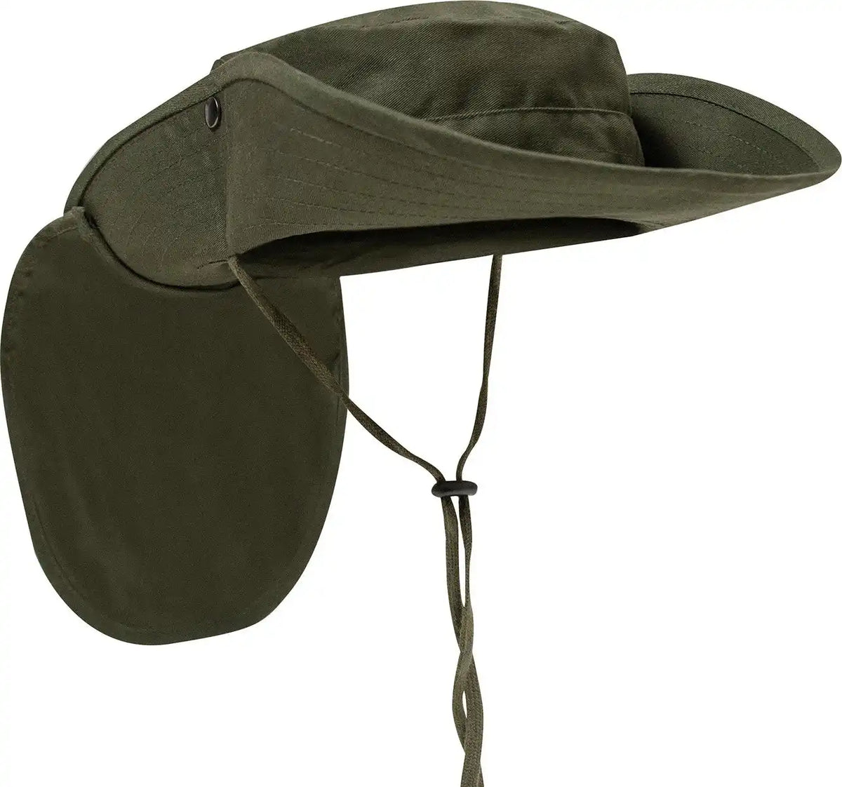 Rothco Adjustable Boonie Hat with Neck Cover Olive Drab / one Size