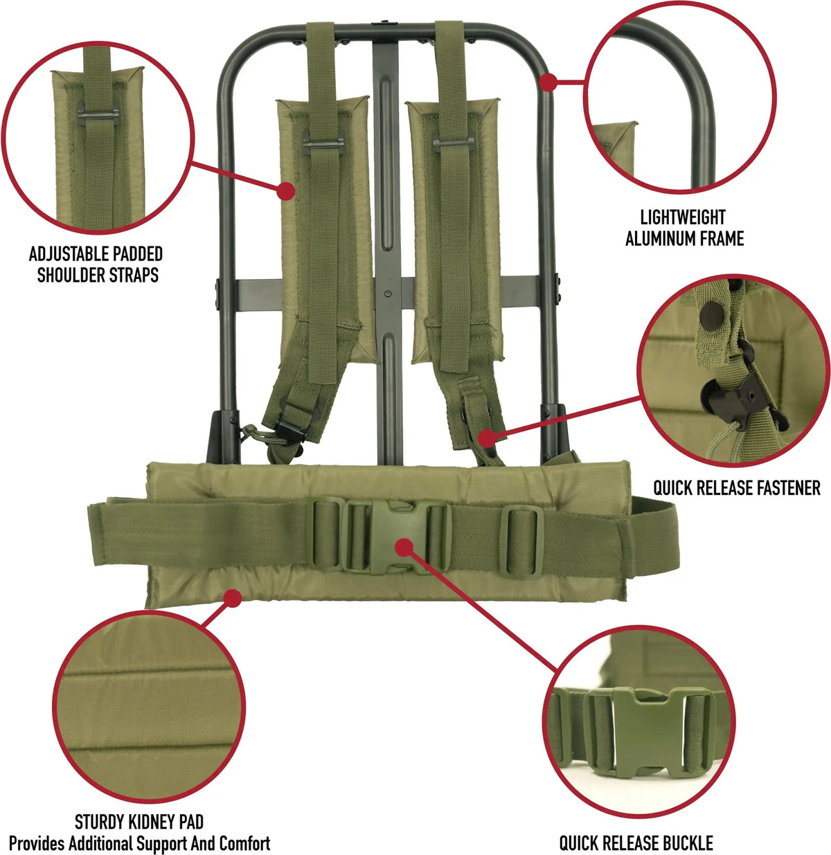 Rothco Alice Pack Frame with Attachments
